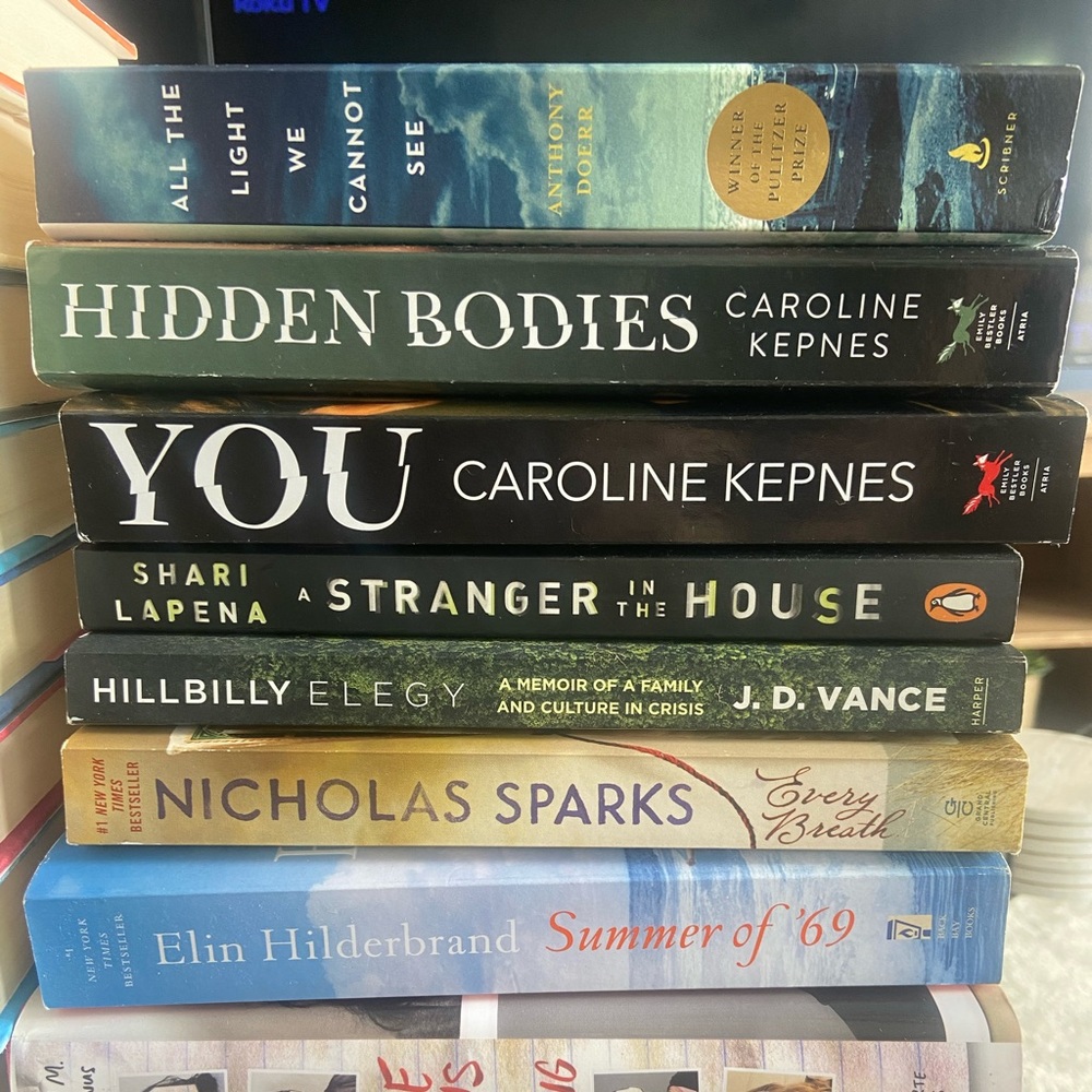 Books $3 each or $15 total